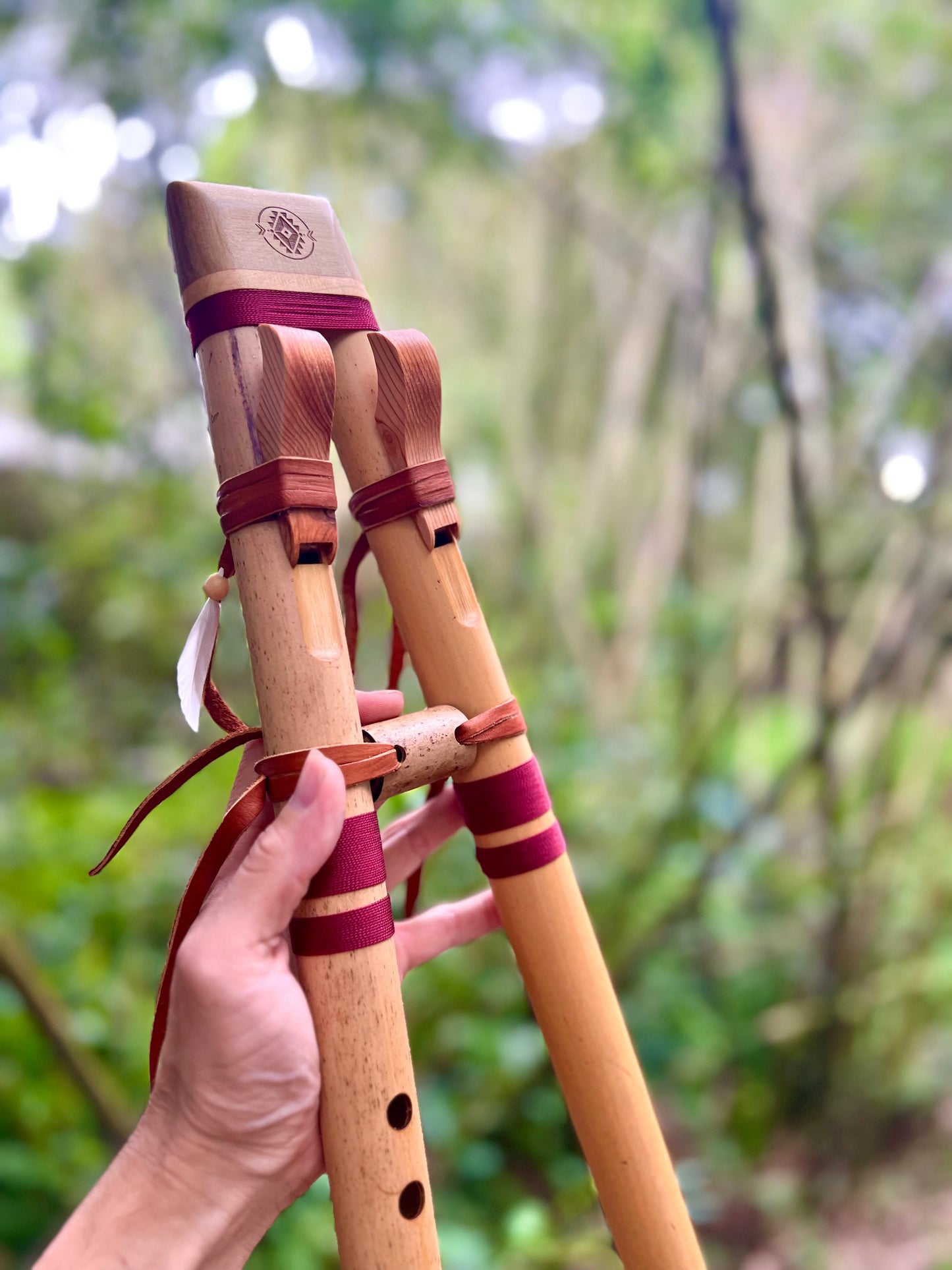 Native drone bamboo flute