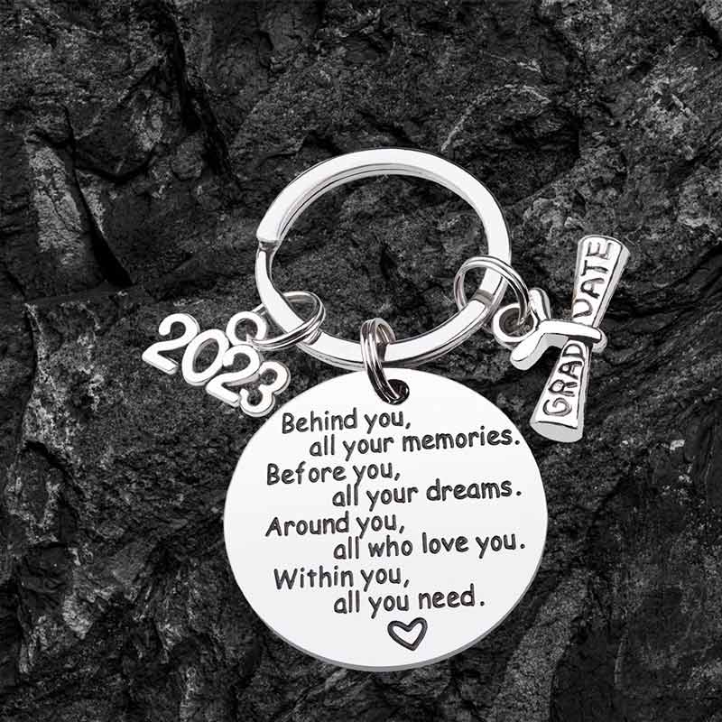 2023 Graduation Certificate Keychain