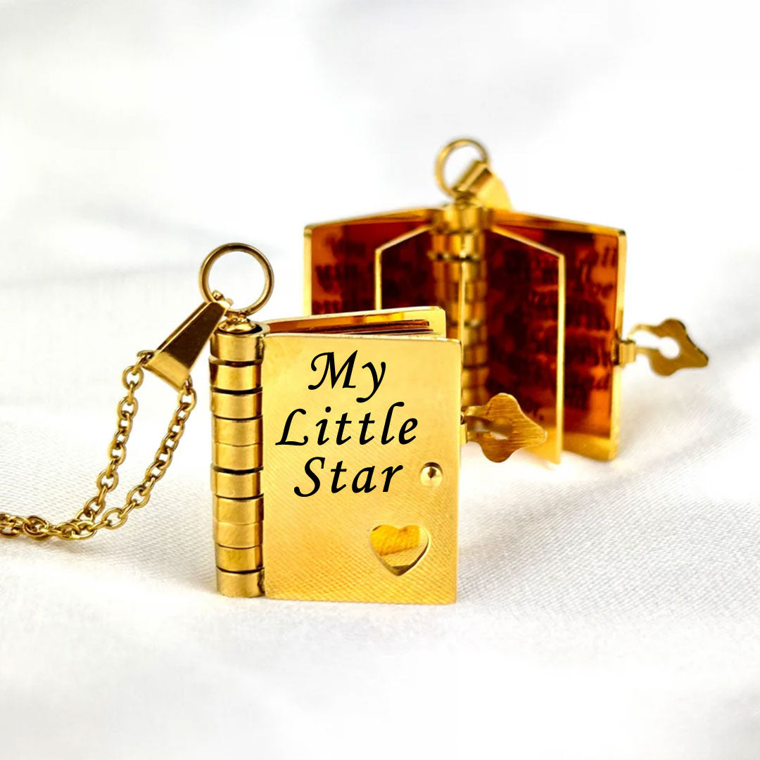For daughter - My Little Star Book necklace