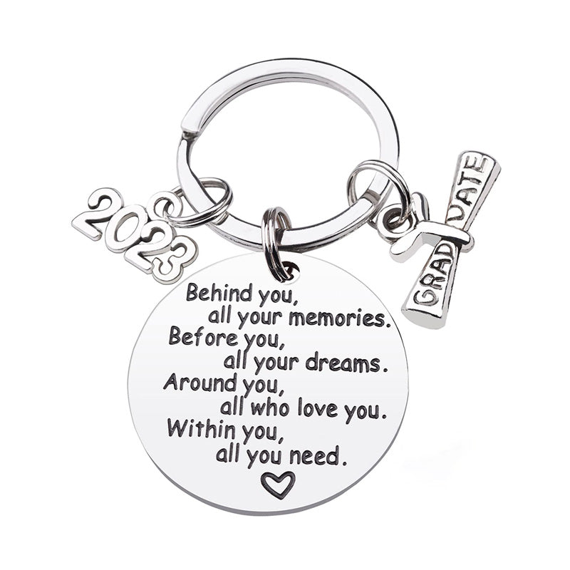 2023 Graduation Certificate Keychain