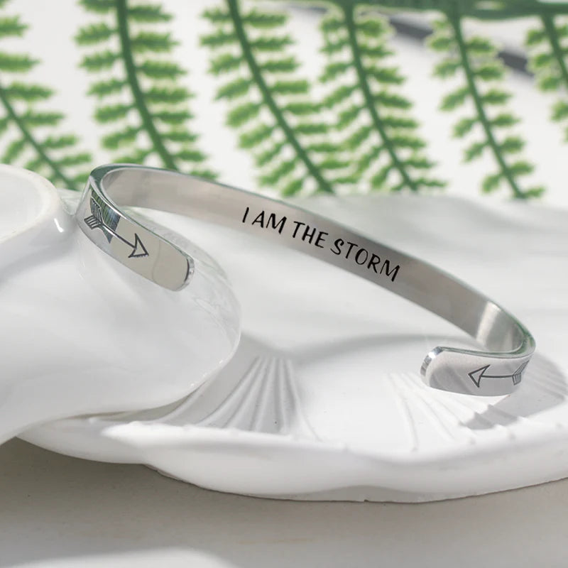 For Granddaughter - I Am The Storm Arrow Bracelet