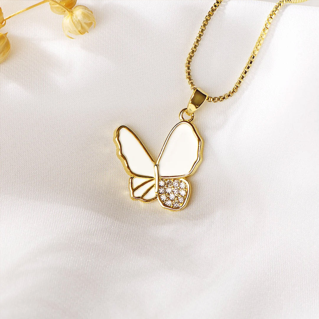 Congrats! All You Have To Do Is FLY Butterfly Necklace