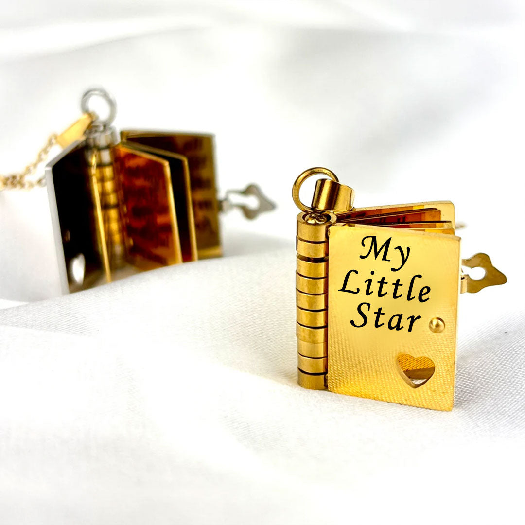 For daughter - My Little Star Book necklace