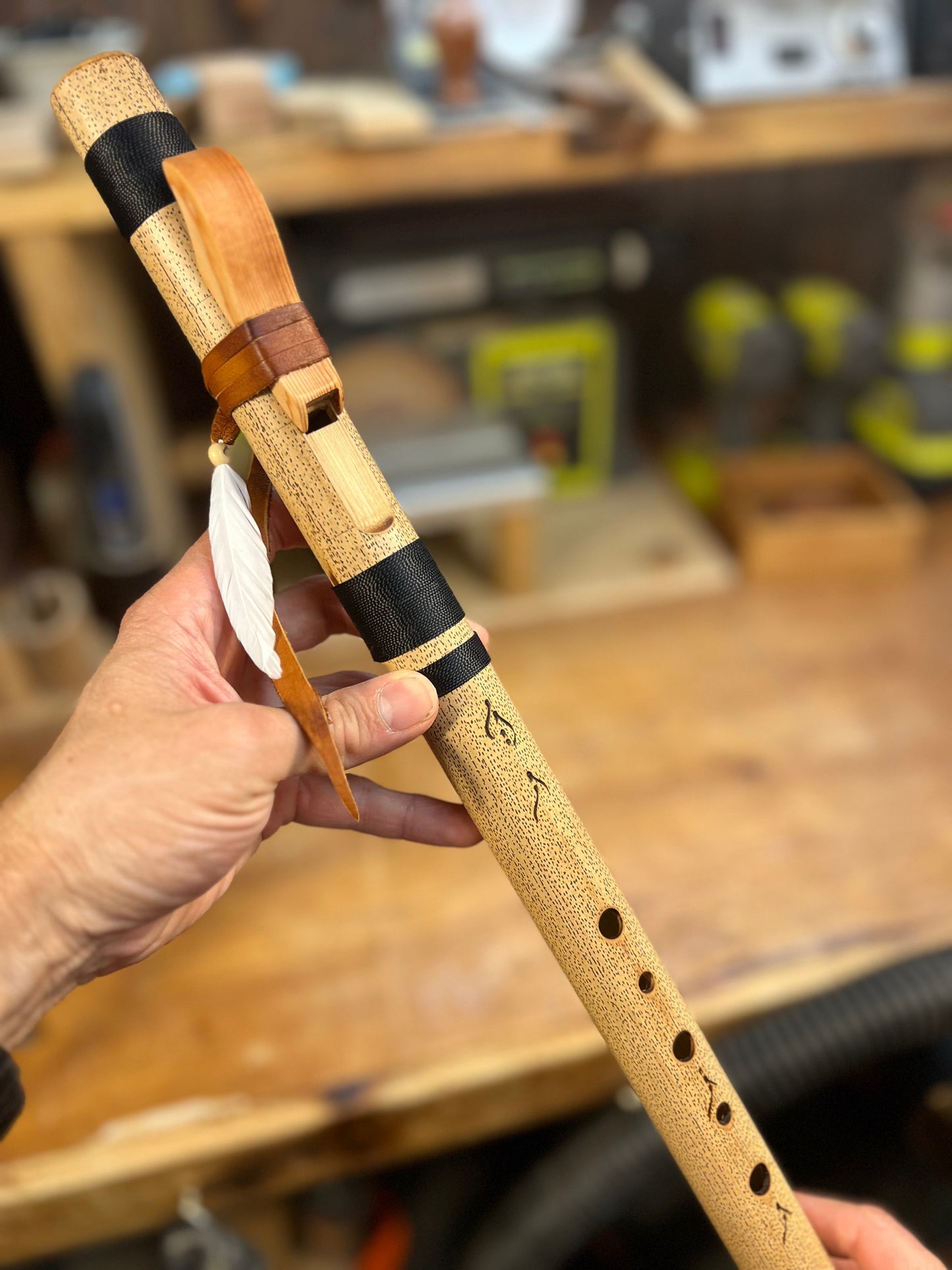 Natural Style Native Flute - Hijaz Scale (Exotic sounds) .