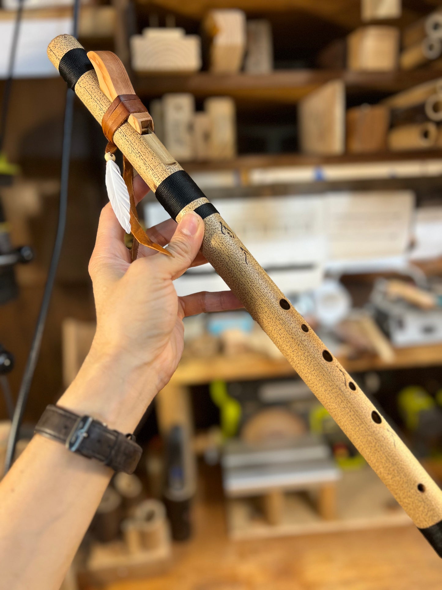 Natural Style Native Flute - Hijaz Scale (Exotic sounds) .