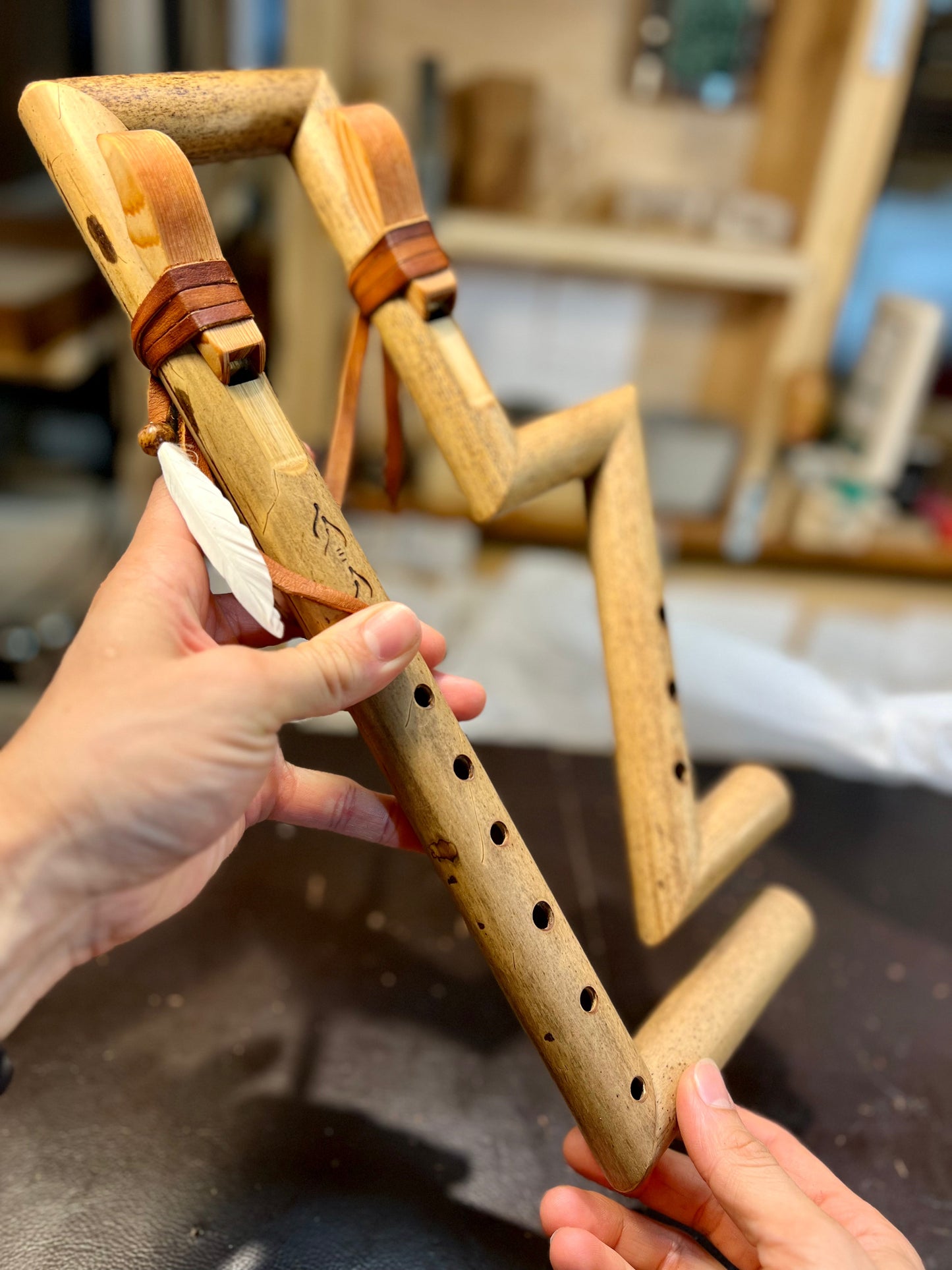 New! Exotic Folded Drone Flute - Original Design