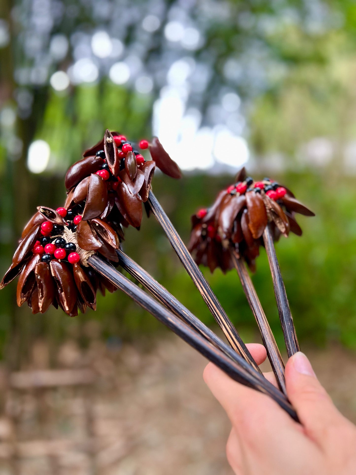 Cascabel natural seed chakcha rattle