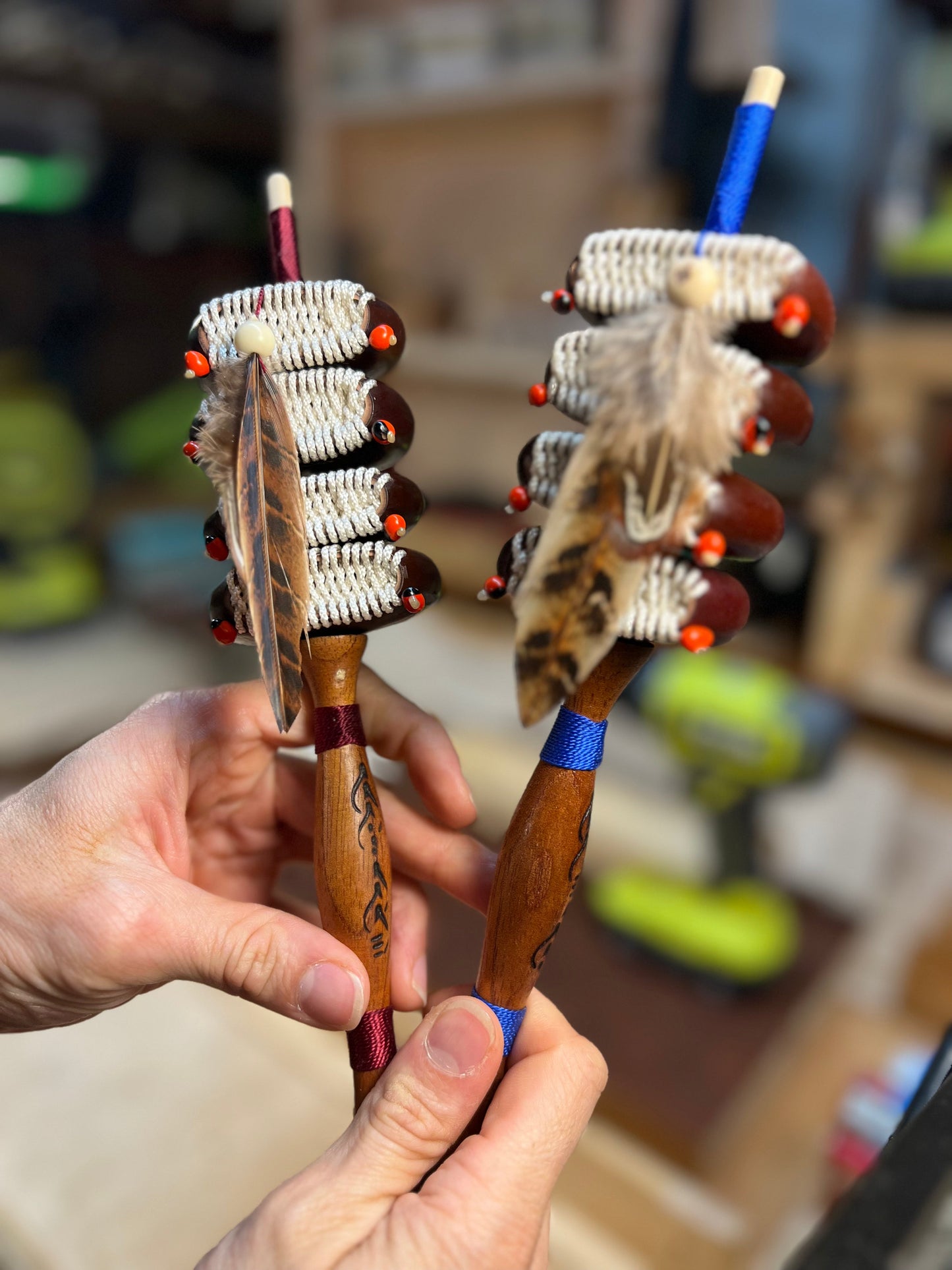 Natural Amazonian rattle