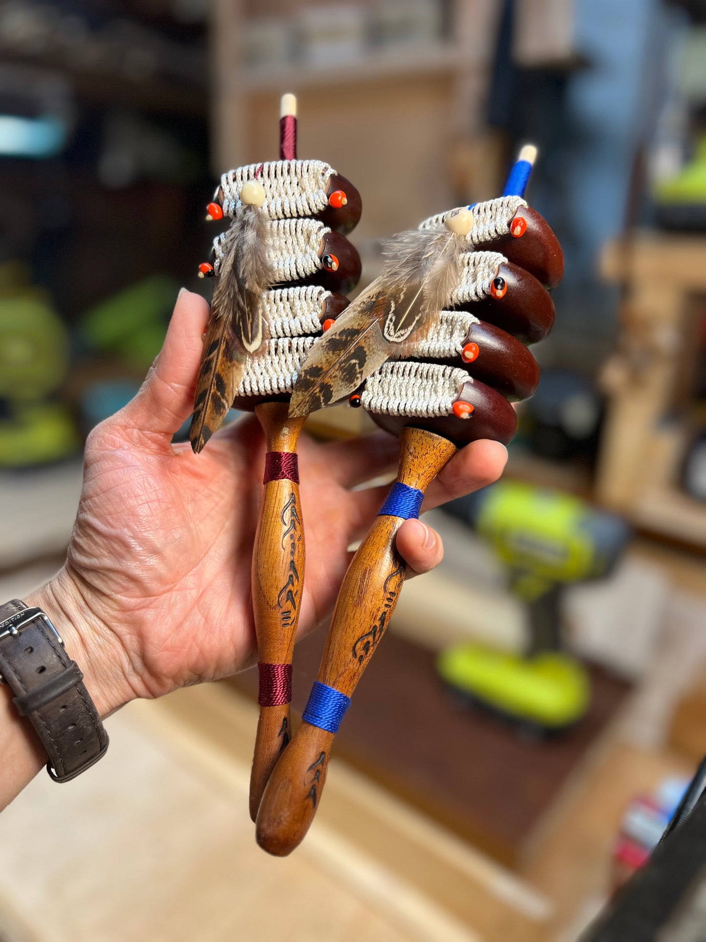 Natural Amazonian rattle