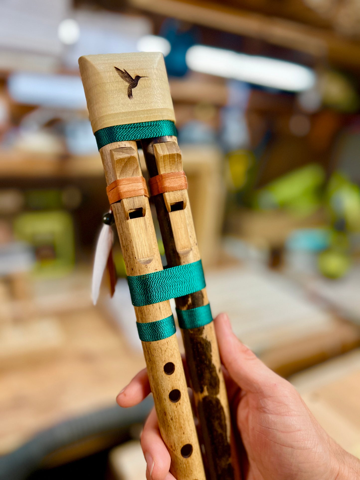 Small Native Drone Flute