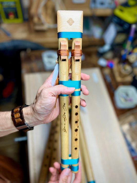 Small Native Drone Flute