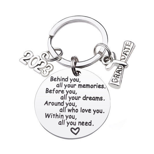 2023 Graduation Certificate Keychain