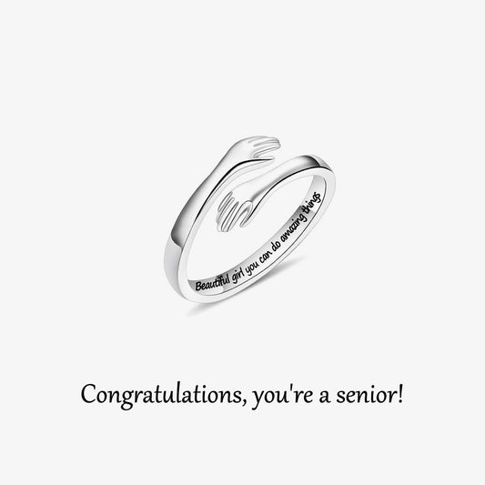 Congratulations You're a  Senior Hug Ring