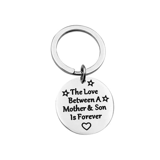The Love Between A Mother & Son Is Forever Keychain