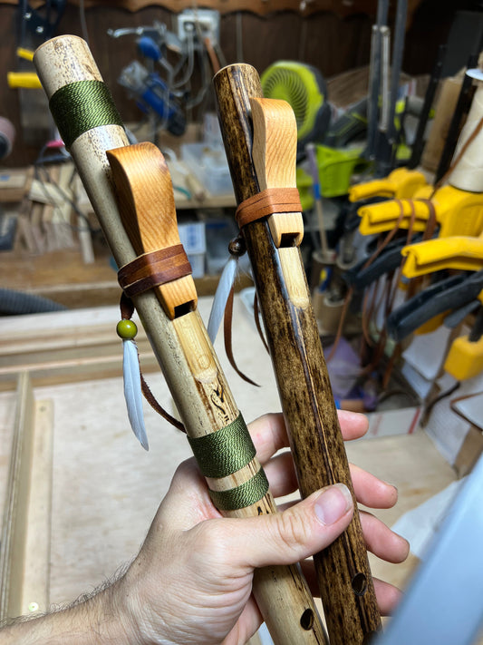 Native-Inspired Spirit bamboo Flute - (432 HZ Edition)