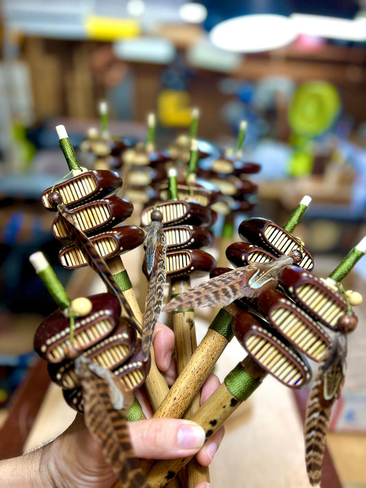 Handcrafted Natural Seed Rattles